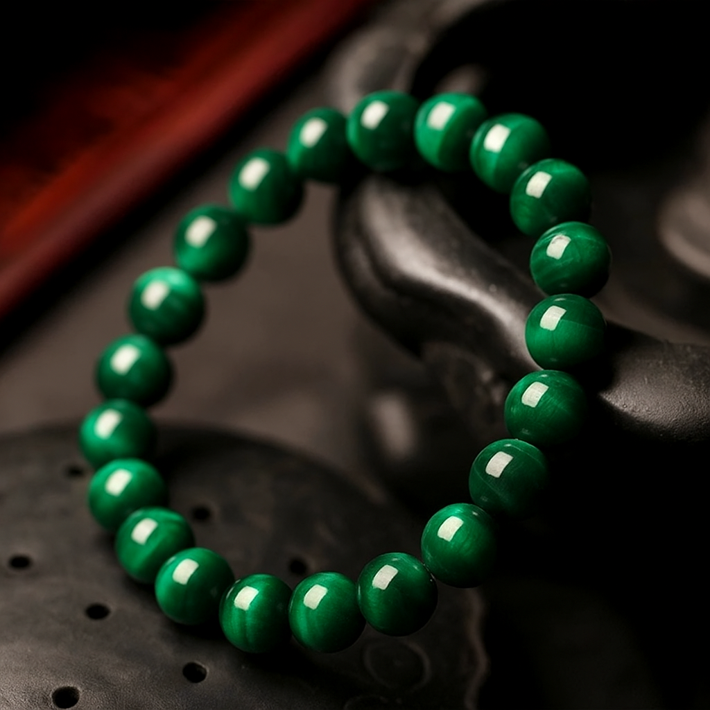 Green Tiger Eye Bracelet "Heart of the Land"