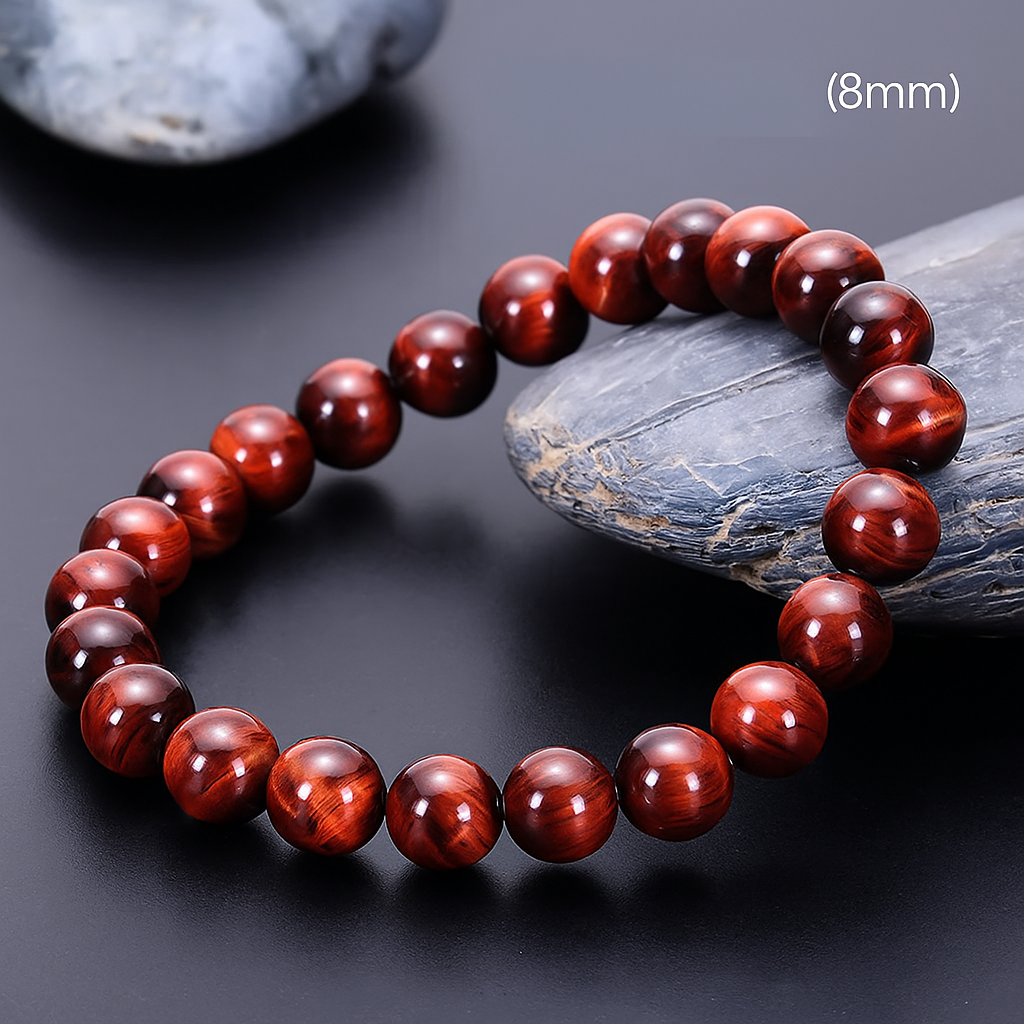Red Tiger Eye Bracelet "Grounded Spirit"